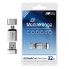 MediaRange Micro USB και USB Flash Drive 32GB για Smartphones, Tablets και PC 06048